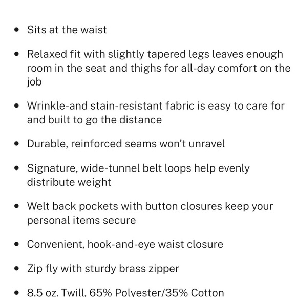 Dickie’s 874 original fit khakis - logo patch removed - Picture 7 of 10